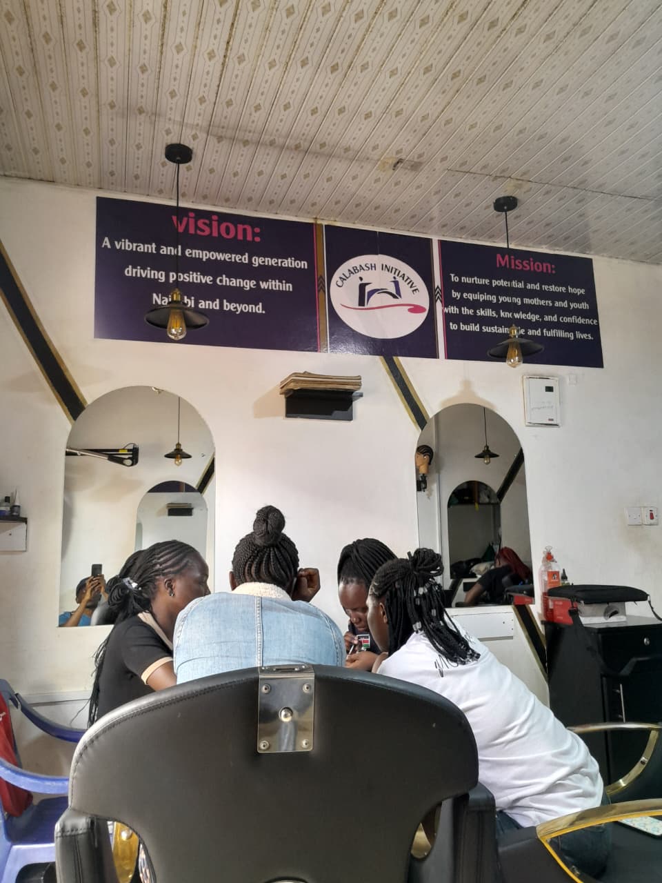 Session at the training centre